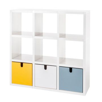 Biblioteca Kartell Polvara design Giulio Polvara 119x119x35.5cm alb