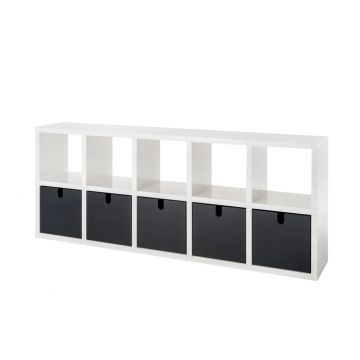 Biblioteca Kartell Polvara design Giulio Polvara 196x80.5x35.5cm alb
