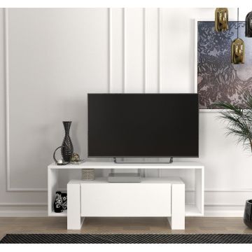 Biblioteca Living UnicUtil, 120 x 30 x 49 cm,  Alb