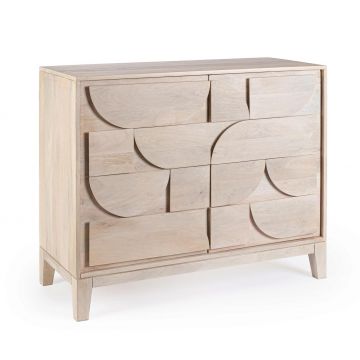 Bufet inferior Archita, Bizzotto, 100 x 42 x 85 cm, lemn de mango/MDF