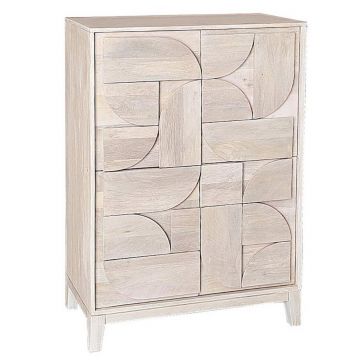 Bufet inferior Archita, Bizzotto, 85 x 42 x 123 cm, lemn de mango/MDF