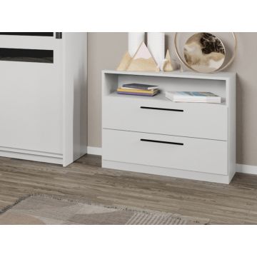 Comoda Alba cu sertare C02