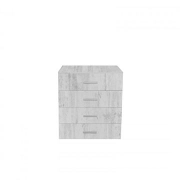 Comoda ALMA, 4 sertare, pin antichizat, 70x40x82 cm Comoda ALMA, 4 sertare, pin antichizat, 70x40x82 cm
