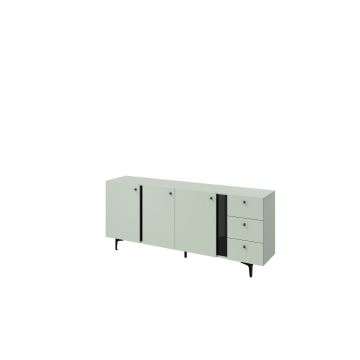 COMODA COLOURS CS-03, 200X41X84 CM, VERDE SALVIE