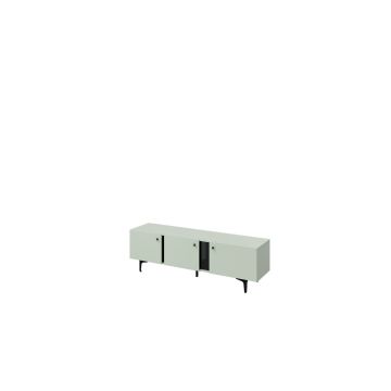 COMODA COLOURS RTV CS-06, 165X41X50 CM, VERDE SALVIE