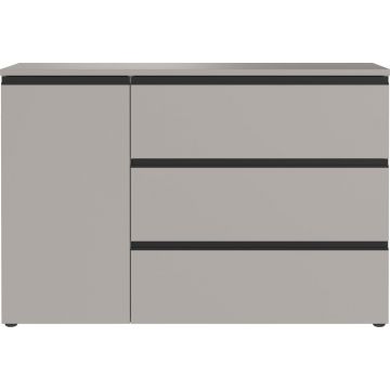 Comodă gri joasă 135x91 cm Bastia – Germania