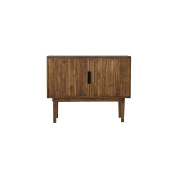 Comodă maro închis joasă din lemn 100x80 cm Bitika – Light & Living Comodă maro închis joasă din lemn 100x80 cm Bitika – Light & Living