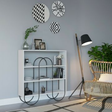 Comoda Norfolk Comoda - 96x25.5x99 h cm, Alba