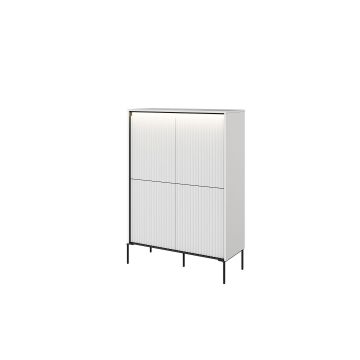 COMODA TREND TR-03 4D, 98x40x140 CM, ALB