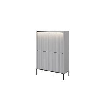 COMODA TREND TR-03 4D, 98x40x140 CM, GRI