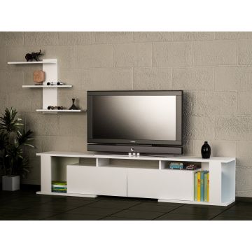 COMODA TV Ata, Alb, 180x36,8x29,6 cm