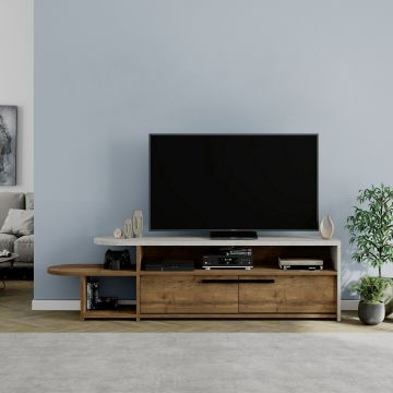 Comoda TV Lyra, 167x33x44.8 CM - Lagina/Hitit