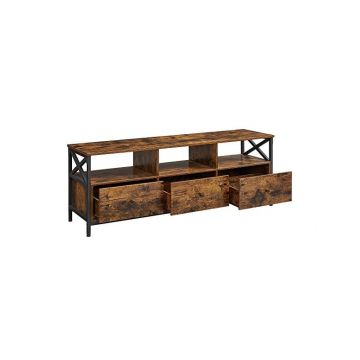 Comoda TV, Vasagle, 40 x 147 x 50 cm, LTV301B01, Maro Rustic