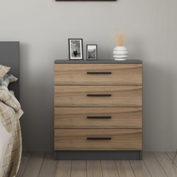 Comoda Abete, Nuc, 70x42x79 cm
