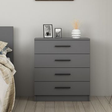 Comoda Limen, Alb, 70x42x79 cm