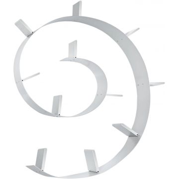 Biblioteca Kartell Bookworm design Ron Arad 11 rafturi 520cm aluminiu