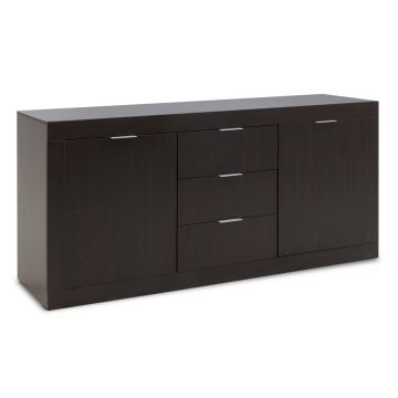 Bufet inferior Doha, Pakoworld, 180x45x80.5 cm, PAL melaminat, wenge