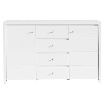 Bufet inferior Fansi, Pakoworld, 143.5x40.5x92 cm, PAL melaminat, alb