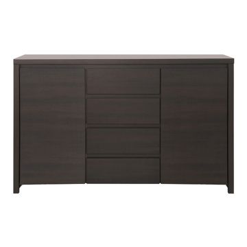 Bufet inferior Selina, Pakoworld, 143.5x40.5x92 cm, PAL melaminat, wenge