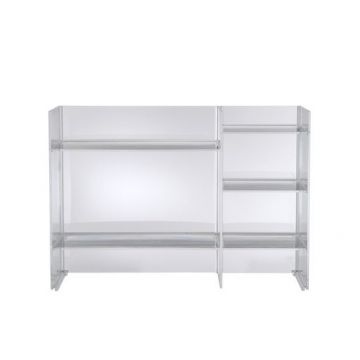 Comoda Kartell Sound-Rack design Ludovica & Roberto Palomba 75x26x53cm transparent