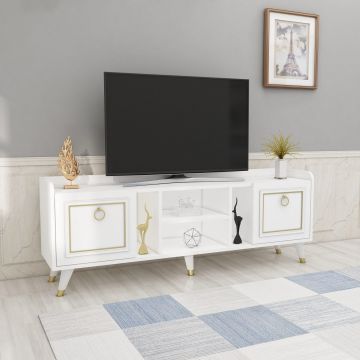 Comoda Tv Ana cu Usa si Rafturi, 150 X 55 X 35 Cm Comoda Tv Ana cu Usa si Rafturi, 150 X 55 X 35 Cm