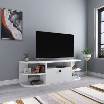 Comoda TV Darina cu Rafturi, 140 x 49 x 40 cm