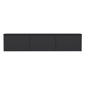 Comodă TV gri antracit 160x35 cm Neon – Kalune Design