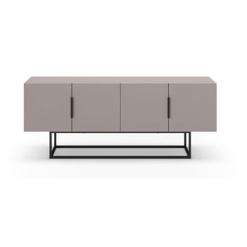 Comodă TV gri/bej 140x55 cm Titan – Marckeric