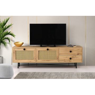 COMODA TV Hapsiyas 180, Stejar, 180x60x40 cm