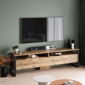 Comoda TV Telvira 19, Stejar, 180x56x36 cm