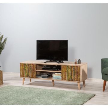 COMODA TV Truva -  TV Stand 16, Stejar Sonoma, 50x40x140 cm