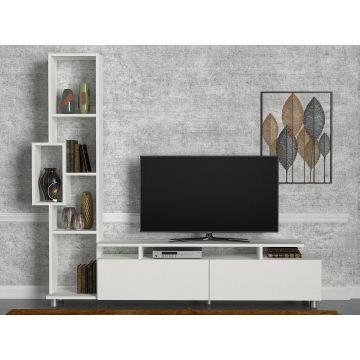 COMODA TV Tulip TV Unit, Alb, 30x167x160 cm