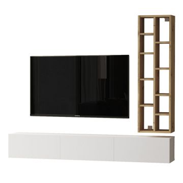Mobilier TV de perete Esmeralda 75x27x145cm