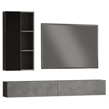 Mobilier TV de perete Topaz 174x27x145cm