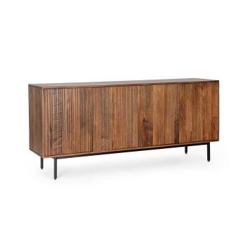 Bufet Tadita, Bizzotto, 170x40x75 cm, lemn de mango/otel
