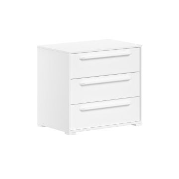 Comodă de copii albă 68x62x43 cm Sam – Vipack