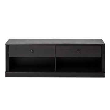 Comodă TV maro închis din lemn de pin 137x47 cm Anita – Støraa