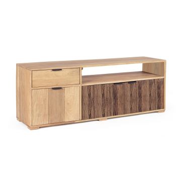Comoda TV Nashik, Bizzotto, 145x40x55 cm, lemn de mango, natural Comoda TV Nashik, Bizzotto, 145x40x55 cm, lemn de mango, natural