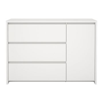 Comodă albă 119x84x48 cm Next – Tvilum