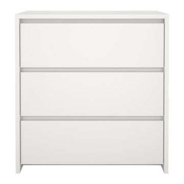 Comodă albă 80x84x48 cm Next – Tvilum