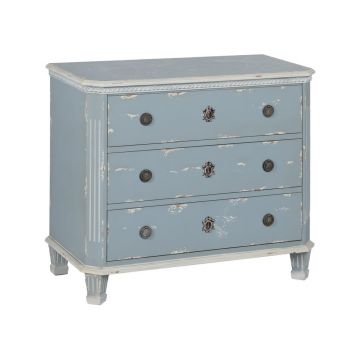 Comodă albastru-deschis 92x81x46 cm Elmsbury – Ixia
