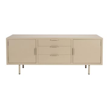 Comodă bej 140x55x40 cm Kos – White Label