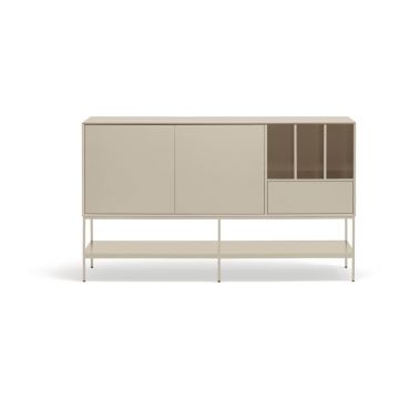 Comodă crem 166x98x45 cm Platt – Teulat