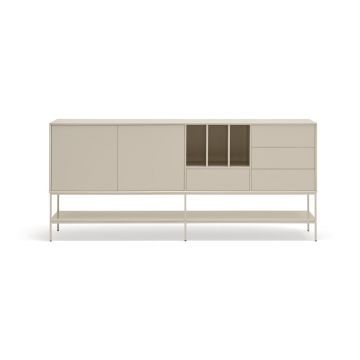 Comodă crem 220x98x45 cm Platt – Teulat