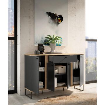 COMODĂ CU UȘI 135/89/38 cm COMODĂ CU UȘI 135/89/38 cm