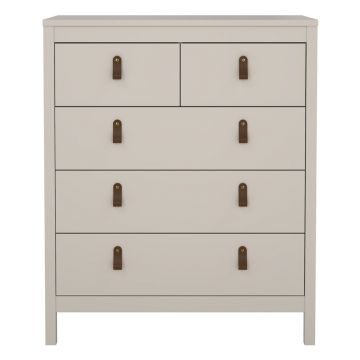 Comodă grej 82x99x38 cm Madrid – Tvilum