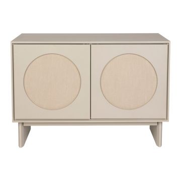 Comodă gri deschis din lemn de acacia 100x70x45 cm Twin – Zuiver