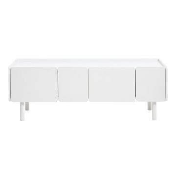 Comodă TV albă 160x55x45 cm Bera – Unique Furniture
