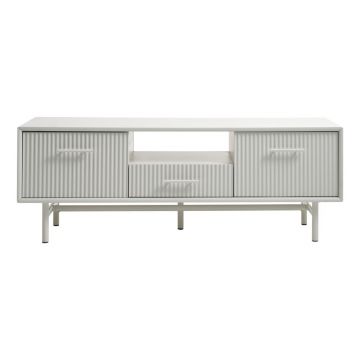 Comodă TV gri 140x50x45 cm Palma – Unique Furniture