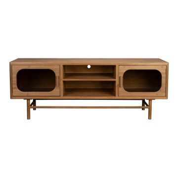 Comodă TV în culoare naturală din bambus 150x55x40 cm Caroun – Dutchbone
